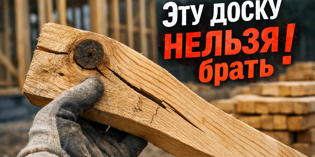 Как выбрать пиломатериал для каркаса и не купить проблемную доску