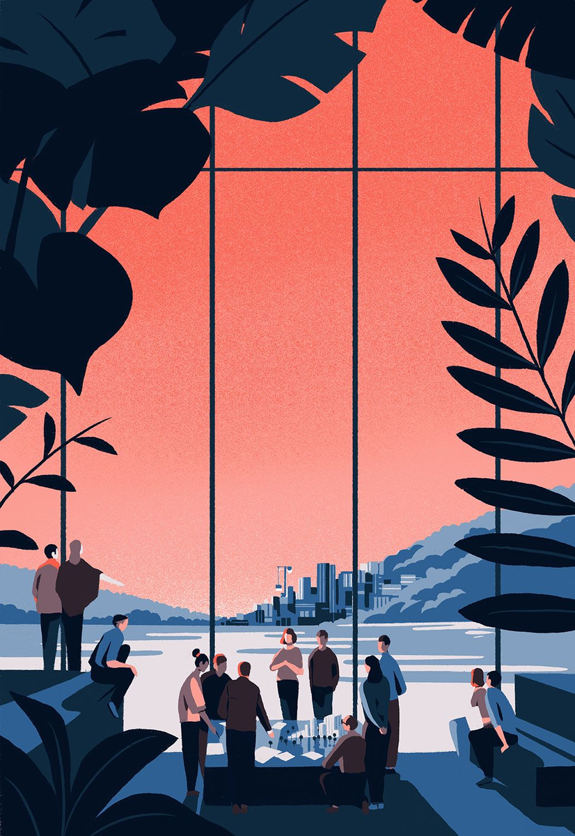 Том Огома (Tom Haugomat)
Без названия, иллюстрация, 2010-е