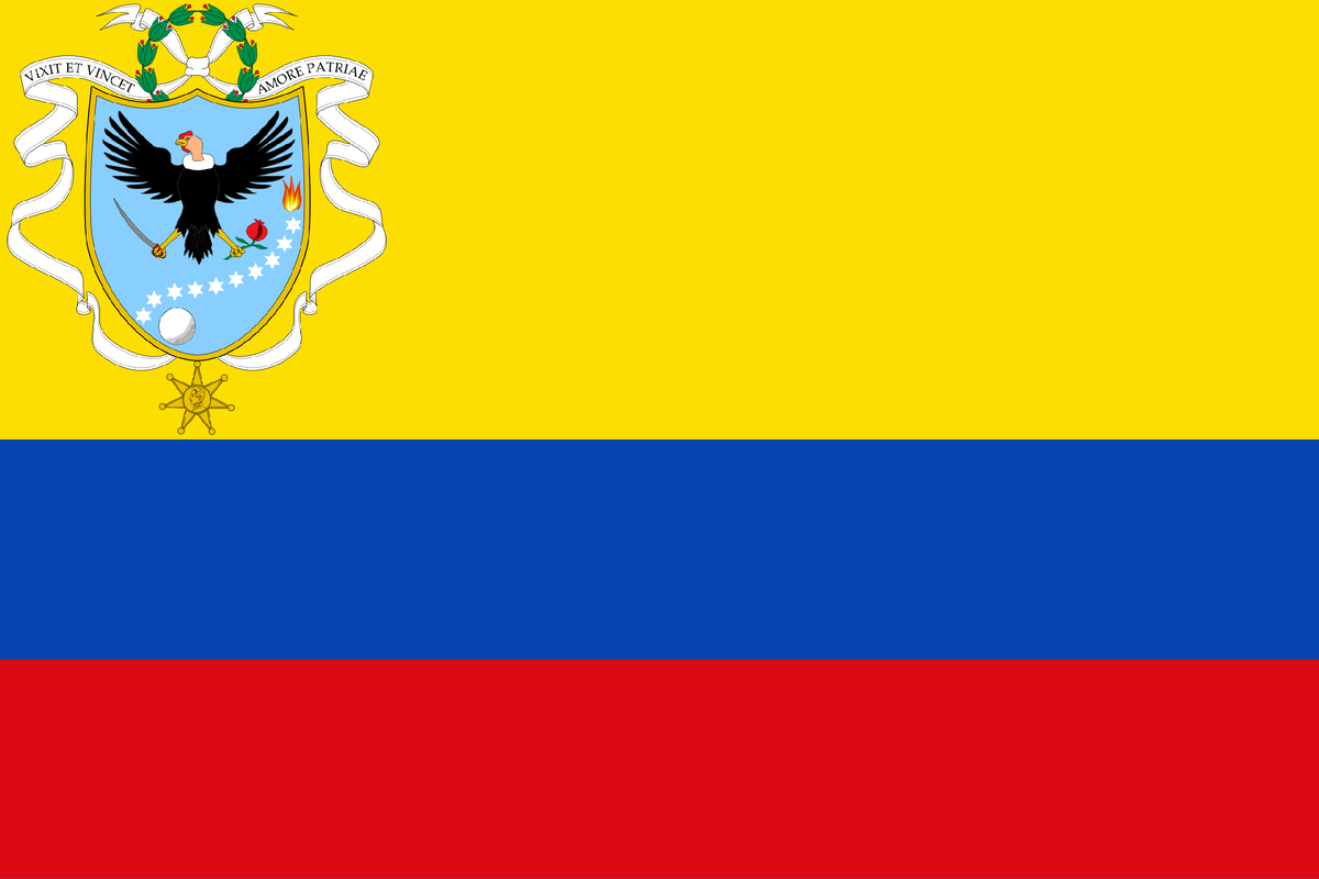 Флаг Великой Колумбии (1820—1821)