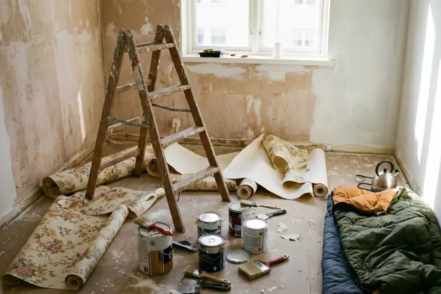 Ремонт в квартире. Nano banana 2.0   📷