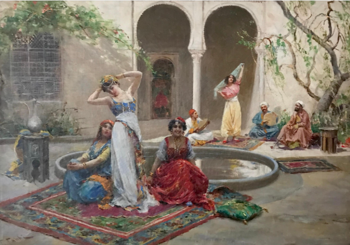 Фабио Фабби
Девушки из гарема, старинная оригинальная картина маслом Фабио Фабби
2019