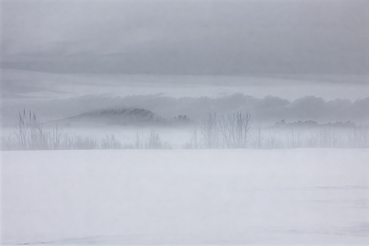 Снег покрывает дороги и поля штата Мэн 28 марта 2024 года. | Фото Эндрю Лихтенштейна/Corbis via Getty Images