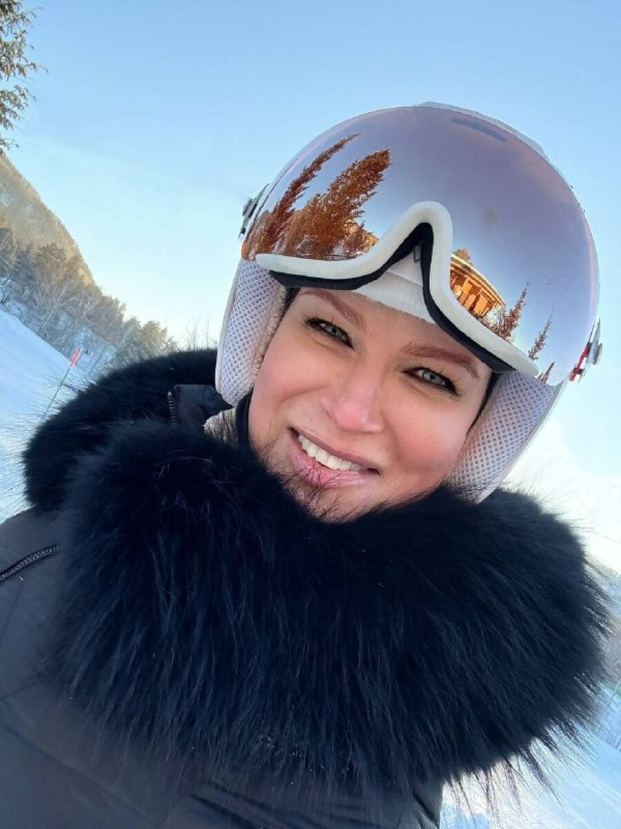    Олеся Судзиловская на отдыхе в Республике Алтай. Источник: t.me/olesya_sudzilovskaya_official