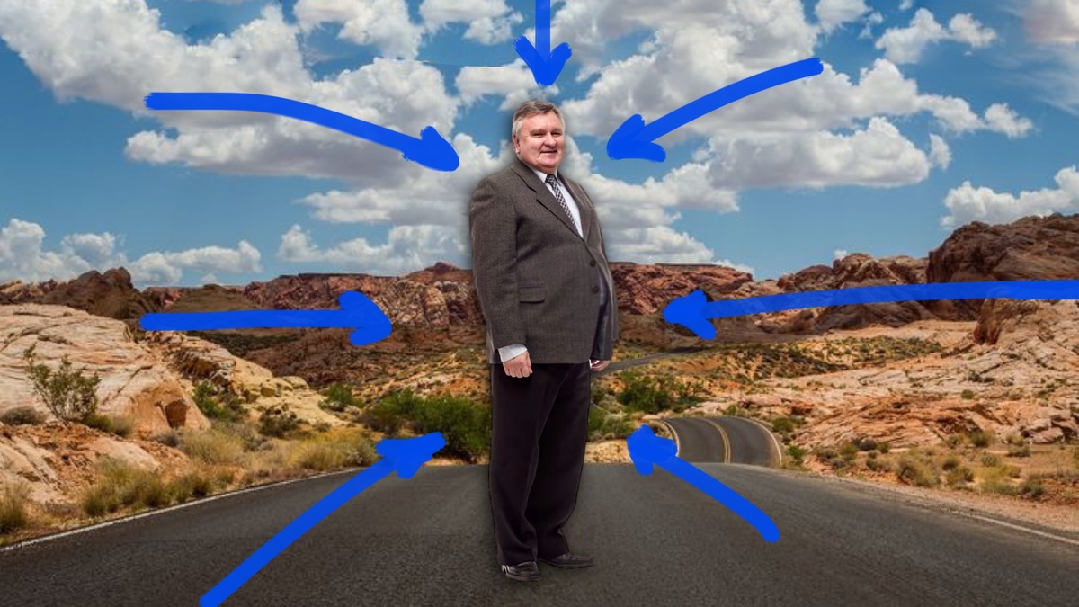 Векторы приложения силы давления воздуха