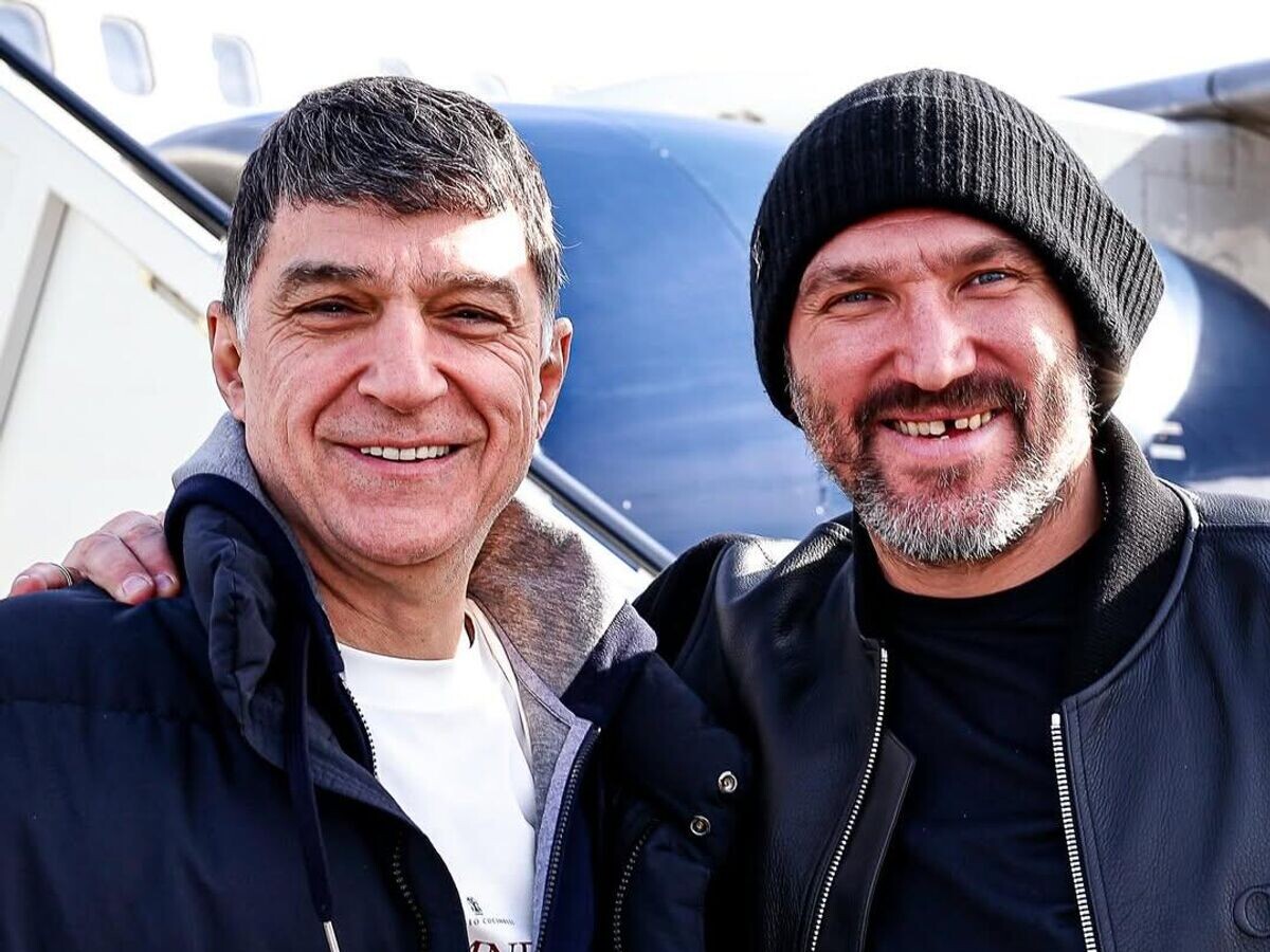    Кирилл Шубский и Александр Овечкин | © Фото : Социальные сети "Вашингтон Кэпиталз"