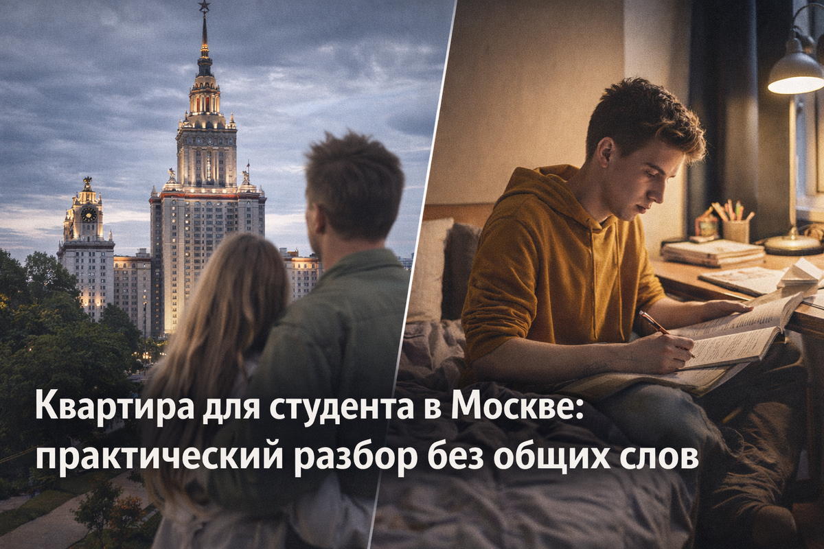Как выбрать квартиру для студента в Москве: практический разбор без общих слов