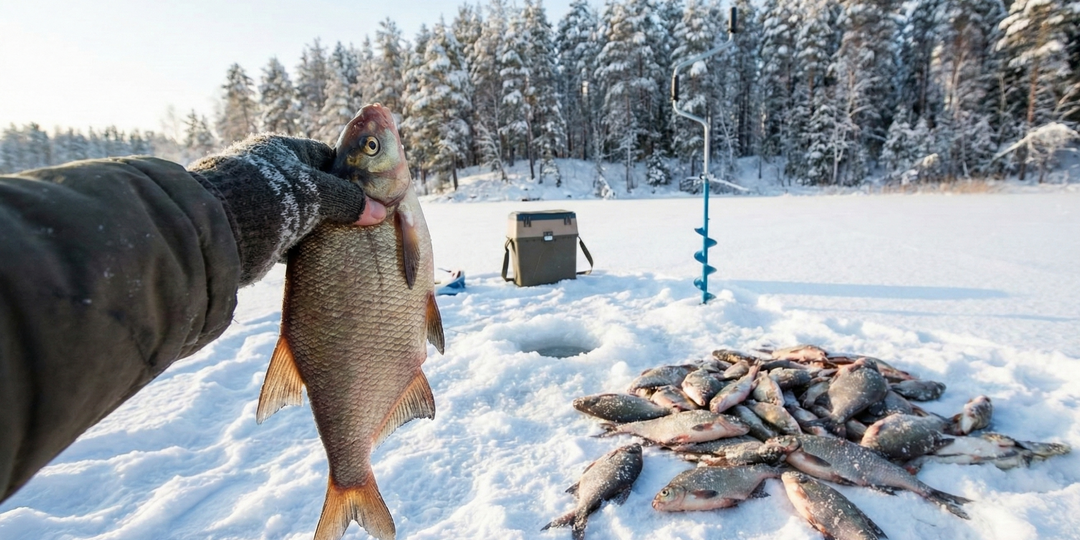 Оснастка «Невидимка»: как ловить осторожного леща в январе