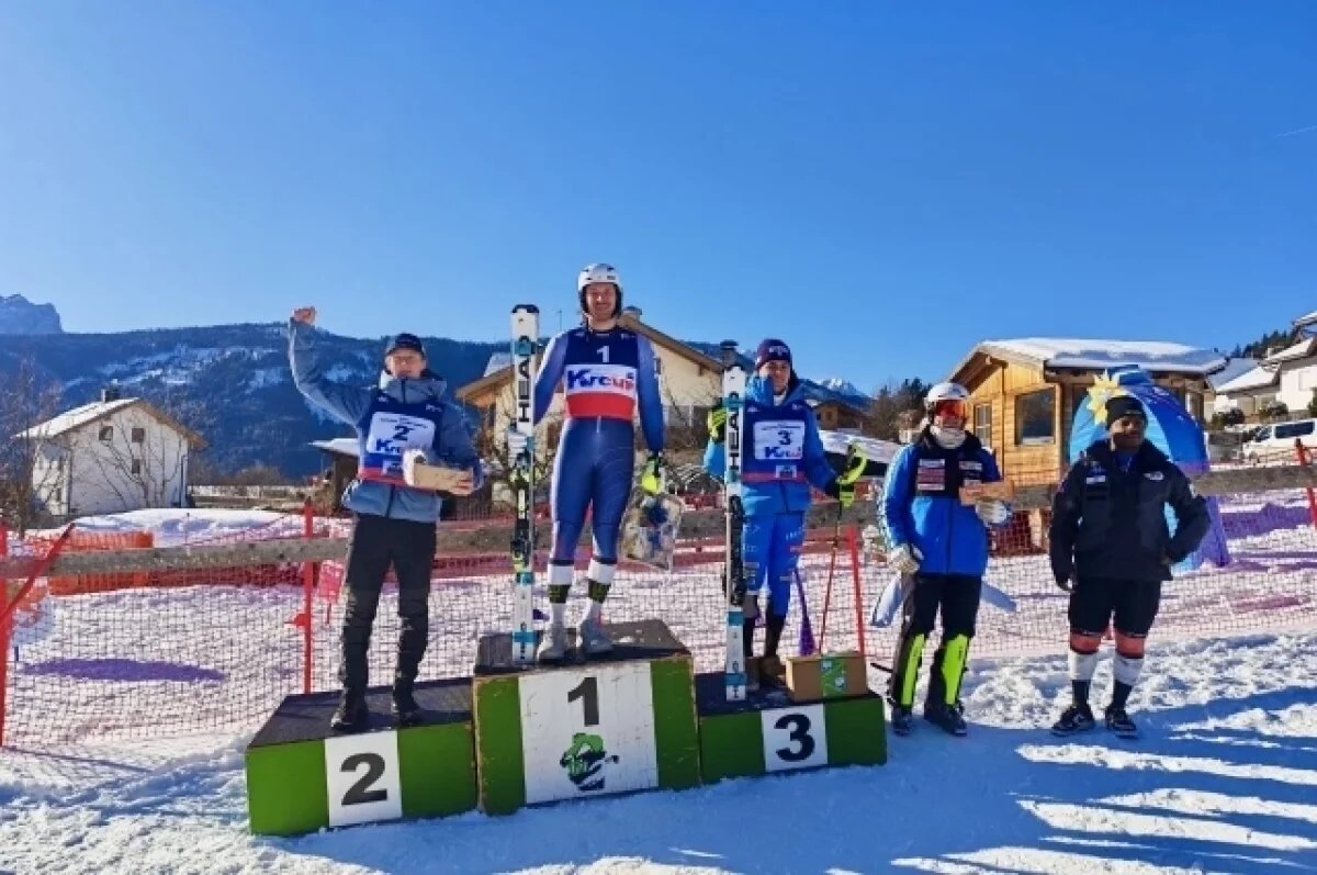    Горнолыжник из Алтайского края стал первым на соревнованиях в Италии