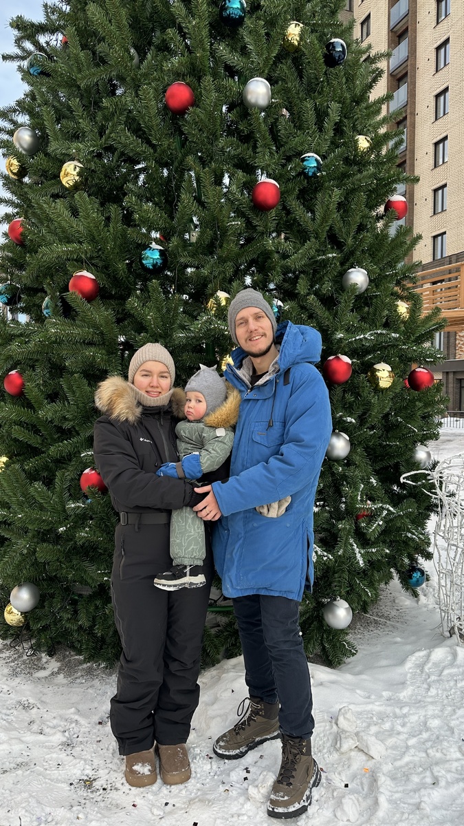 Вот такая Елка в закрытом дворе нашего ЖК