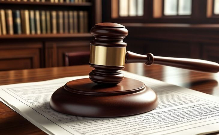 Суд. Фото: сгенерировано с помощью нейросети "Алиса", "Атмосфера"