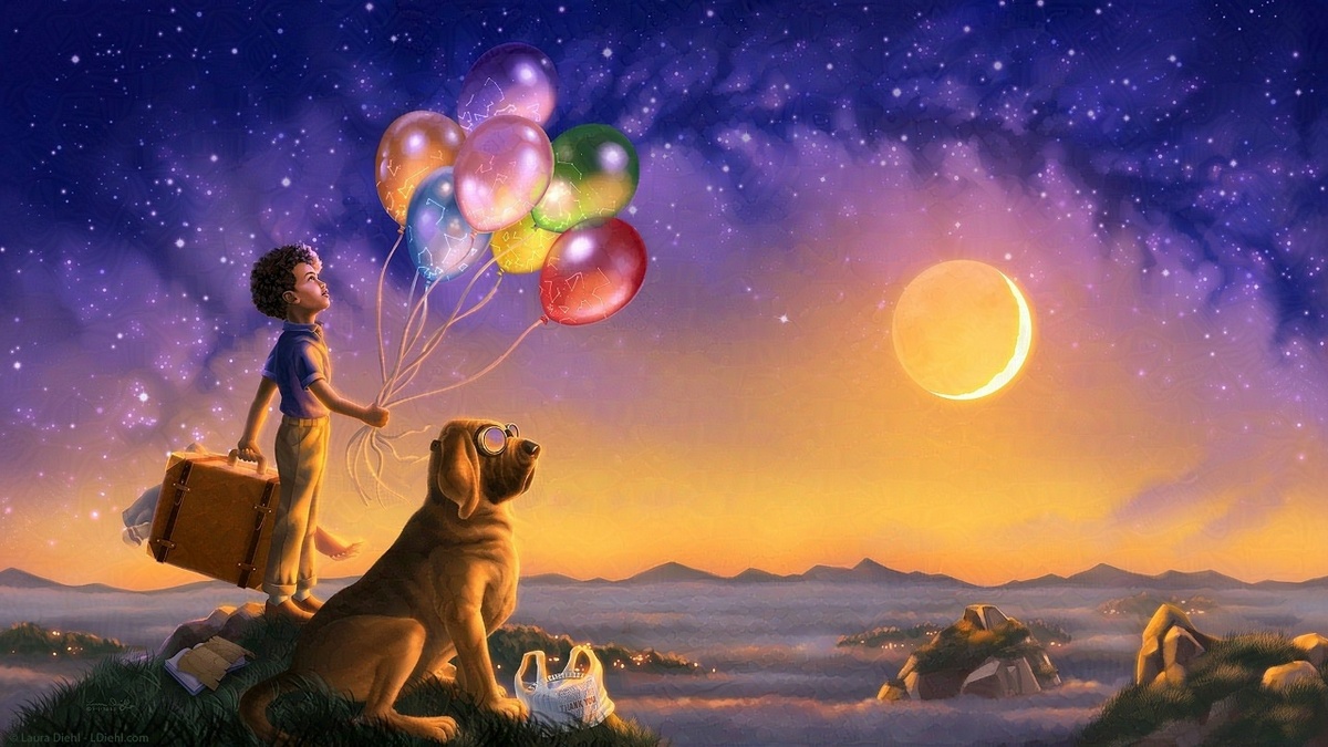 "To the Moon"/"� ����"
���� "Everyday magic"/"����� ������� ���" �������� ����������� : vk.com�album-20637220_306073788