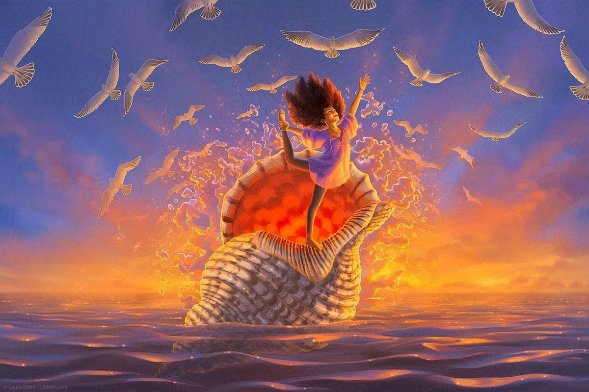 "Triton's Trumpet"/"����� �������"
���� "Magical Oceans"/"��������� ������" �������� ����������� : vk.com�album-20637220_306073788