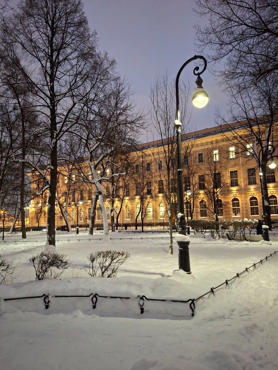 Прогулка в Румянцевском саду.