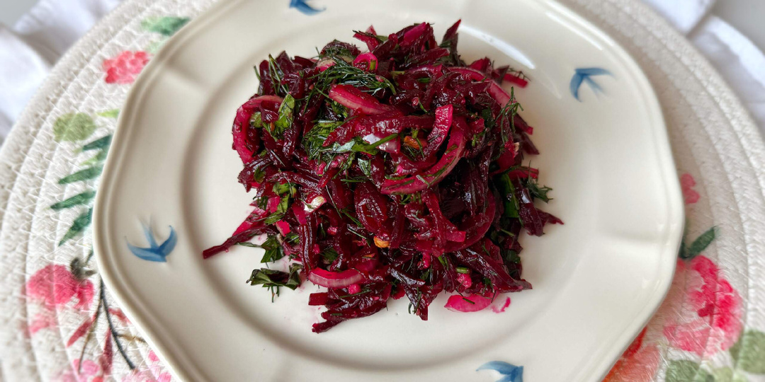 «Мхали»: любимый салат из свёклы