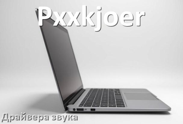 
Драйвер для звука на ноутбук Pxxkjoer с Windows 11 и 10