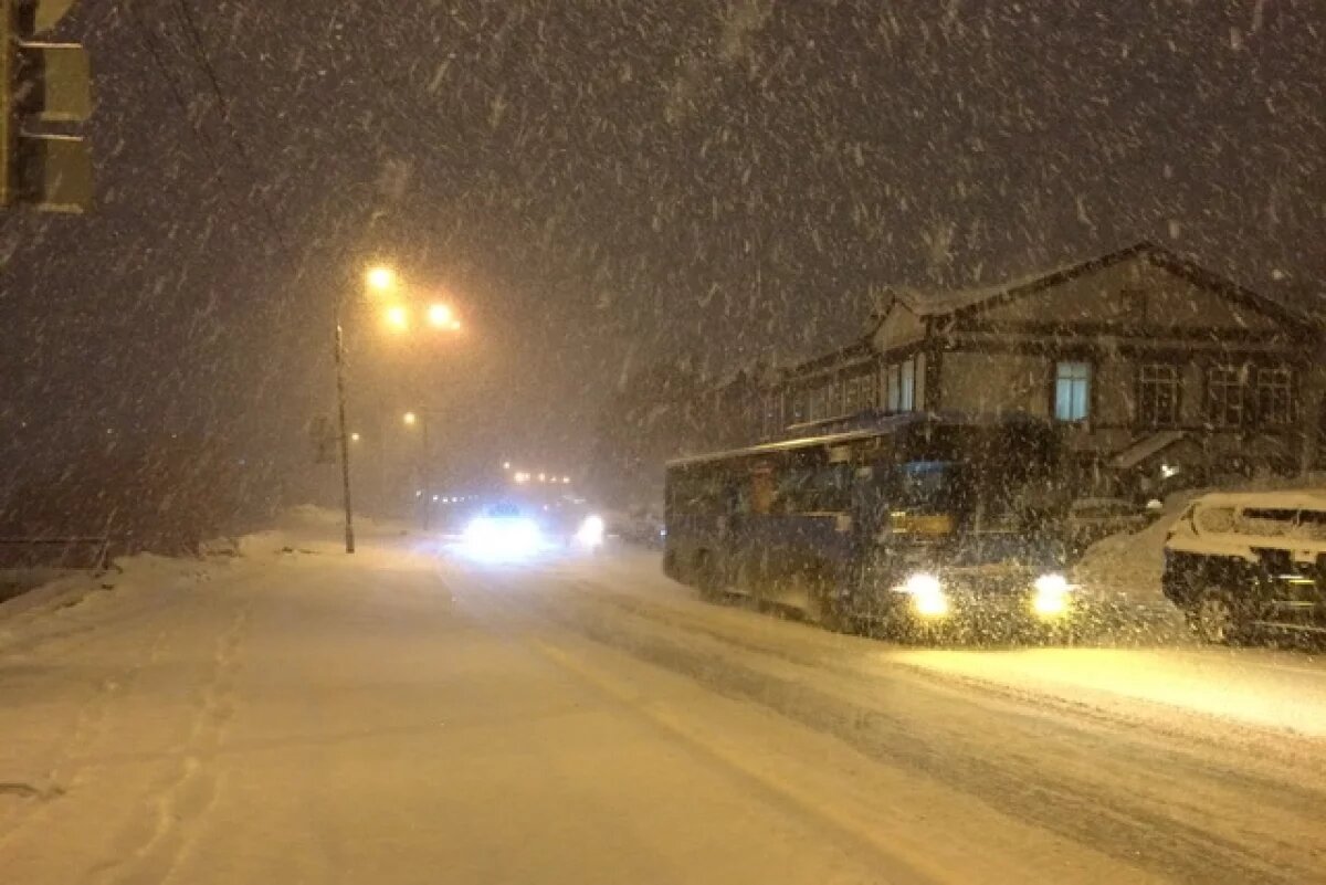    Снежный циклон поглотил северные районы Хабаровского края