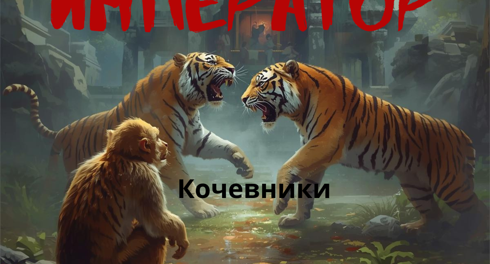 Обезьяна и тигры