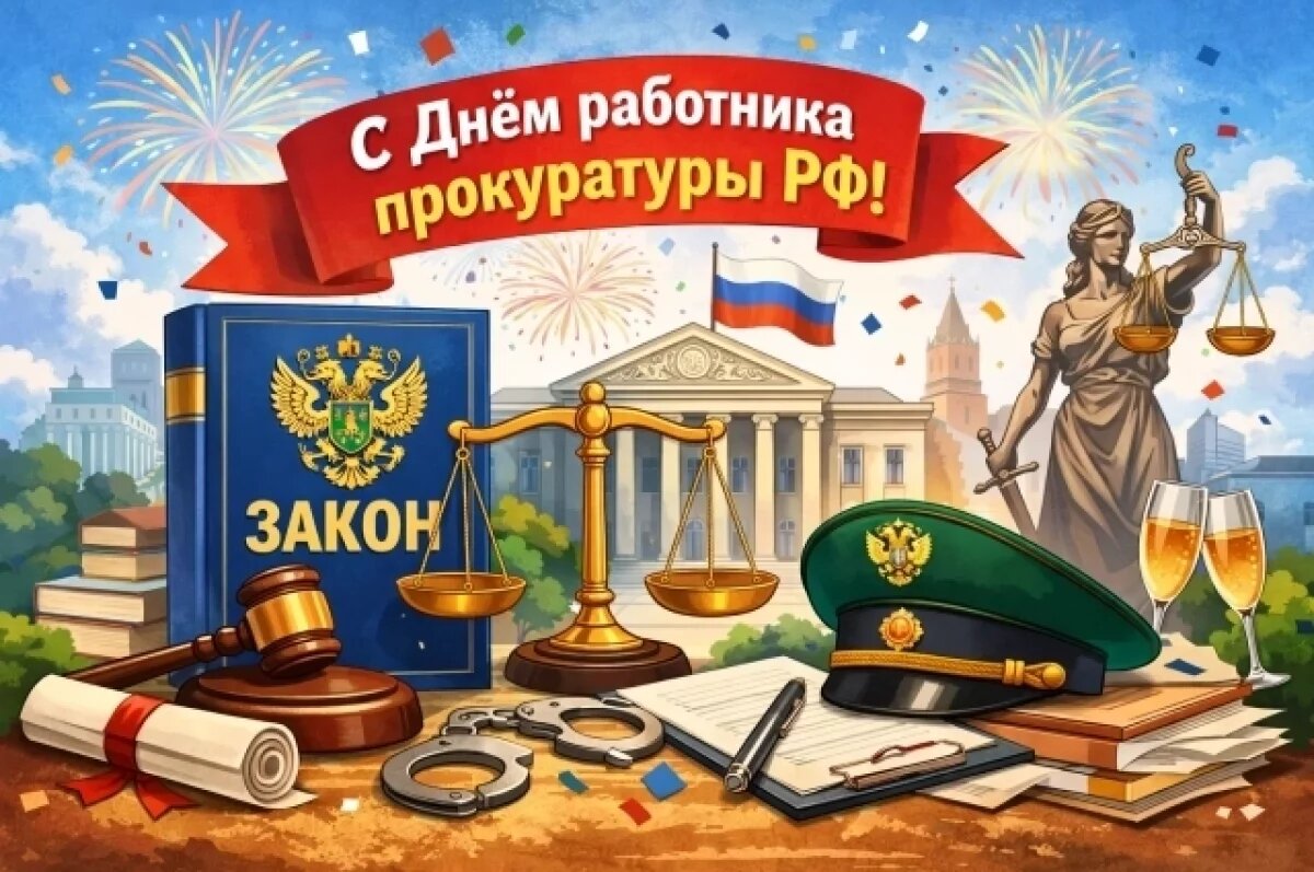    Поздравления с Днём работника прокуратуры РФ.