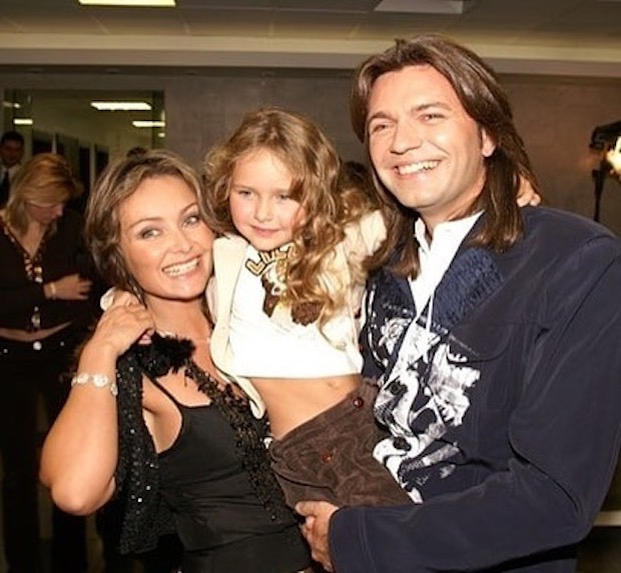 Стефания Маликова с родителями