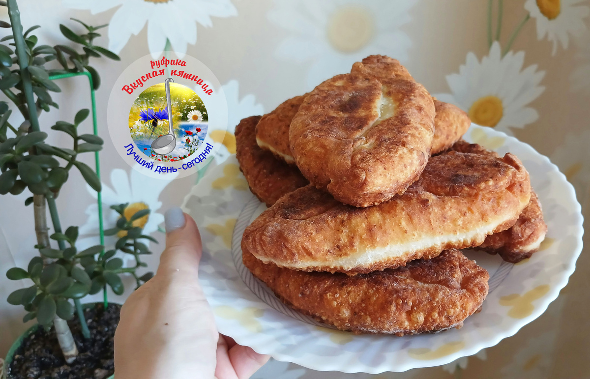 6 больших пирожков получилось