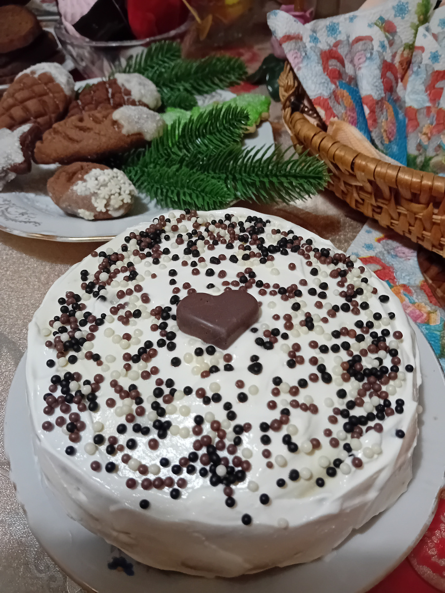 Авторское фото. Мой очень быстрый , и как по мне,  - очень вкусный тортик.