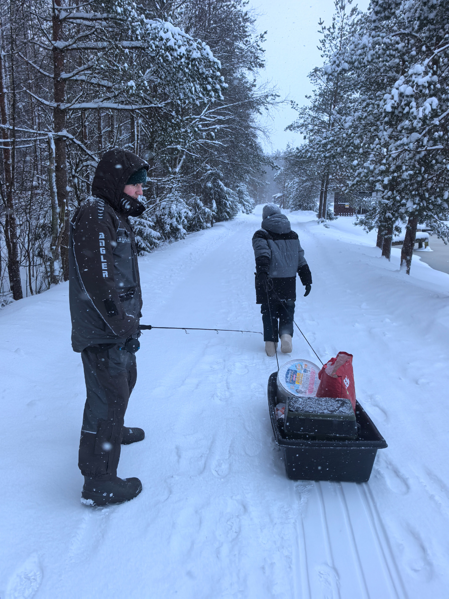 дуем на третий пруд