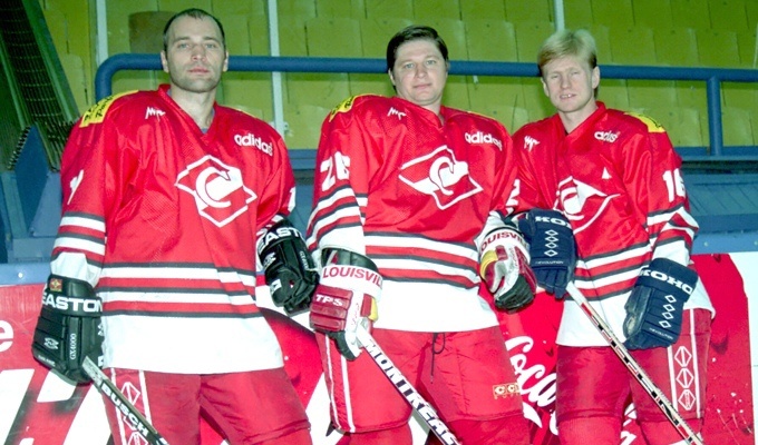 Слева направо: Виталий Прохоров, Игорь Болдин и Николай Борщевский