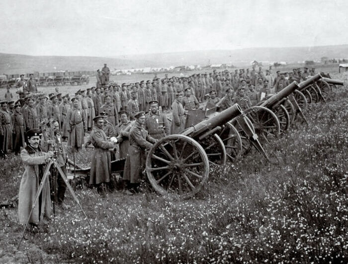 Греческая артиллерия Пангалоса. 