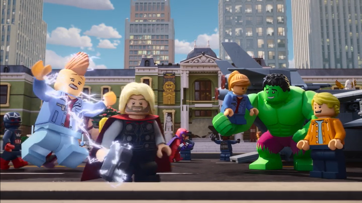 Кадр из Lego Marvel Avengers: Strange Tails
