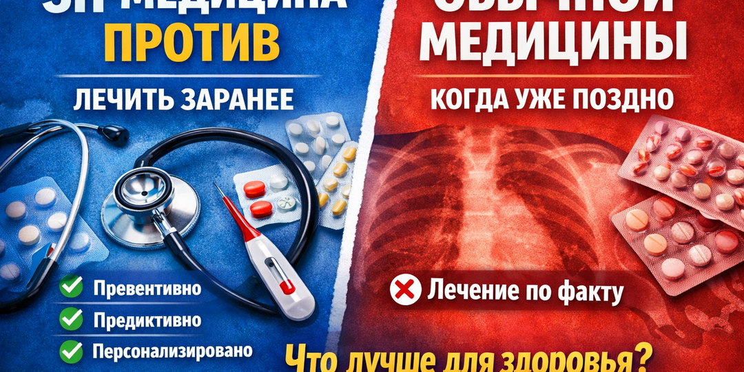 3П-медицина против классической: почему лечить «заранее» эффективнее, чем «когда уже поздно»