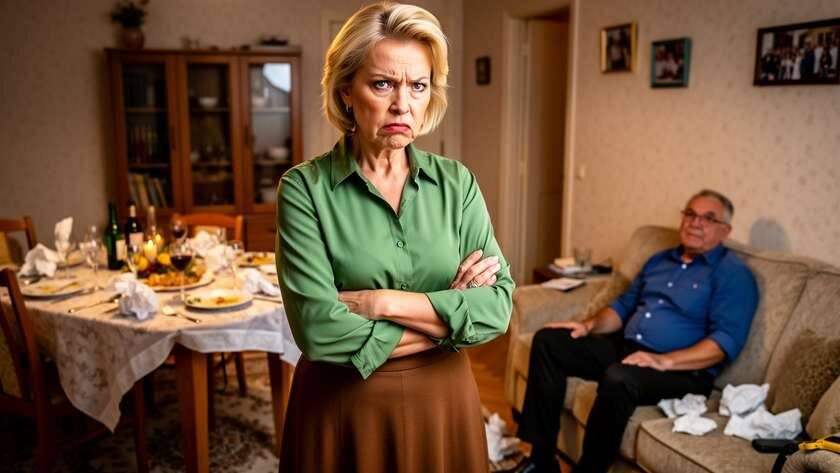 Гости ушли, а скандал между мной и мужем только начинался