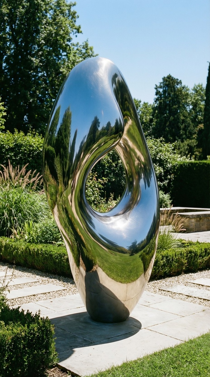 Арт-объект из нержавеющей стали от российского производителя  BAYUTOV 