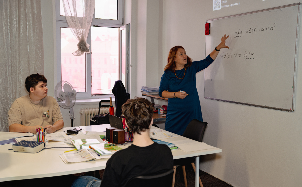 я - объясняю грамматику чешского языка