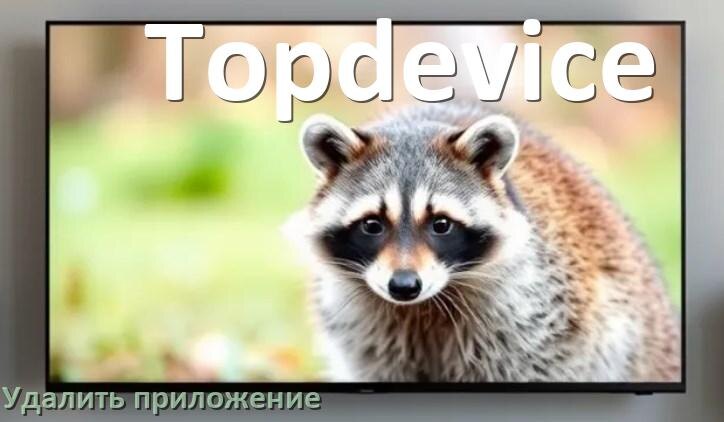 
Как в телевизоре Topdevice удалить приложение на Android TV 16, 15, 14