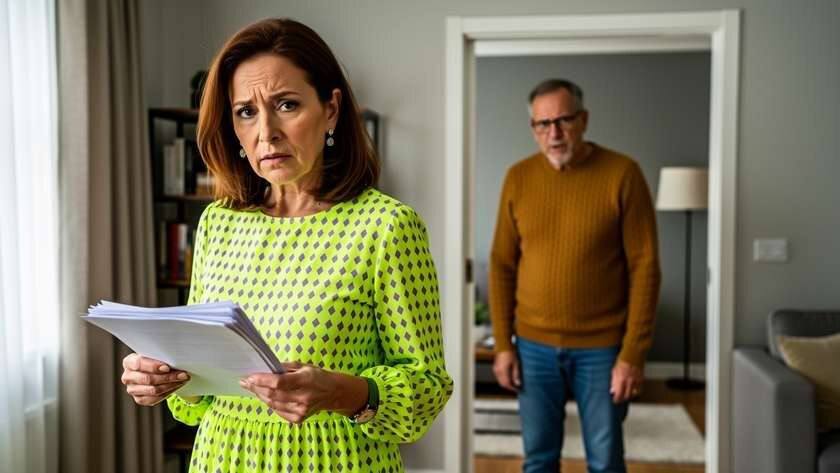 Муж вернулся за вещами, а получил бумаги, от которых подкосились ноги