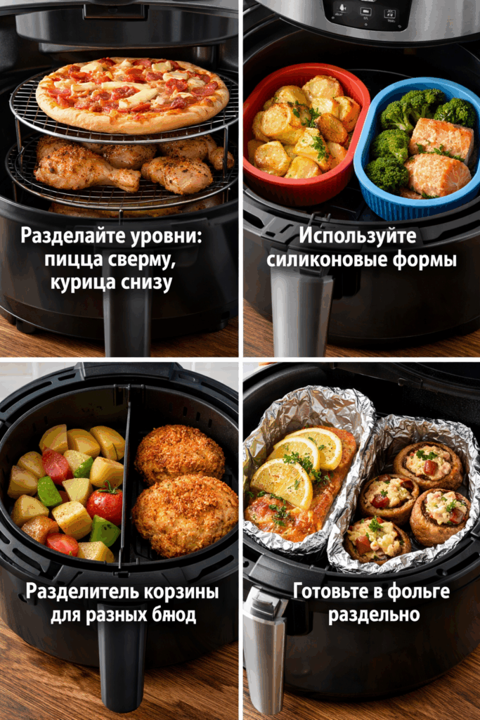    cooking-two-dishes-air-fryer bormund