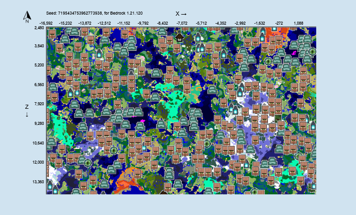 Seedmap на сайте MCPEFOX.COM