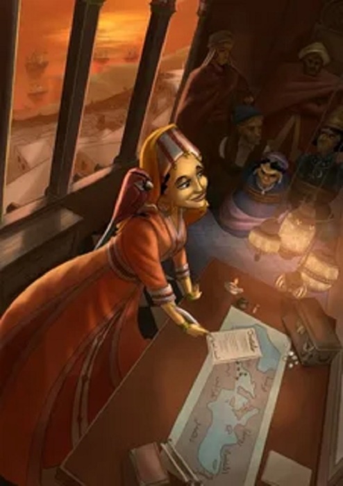 Саида не ходила в морские походы, а управляла пиратами из-за кулис.