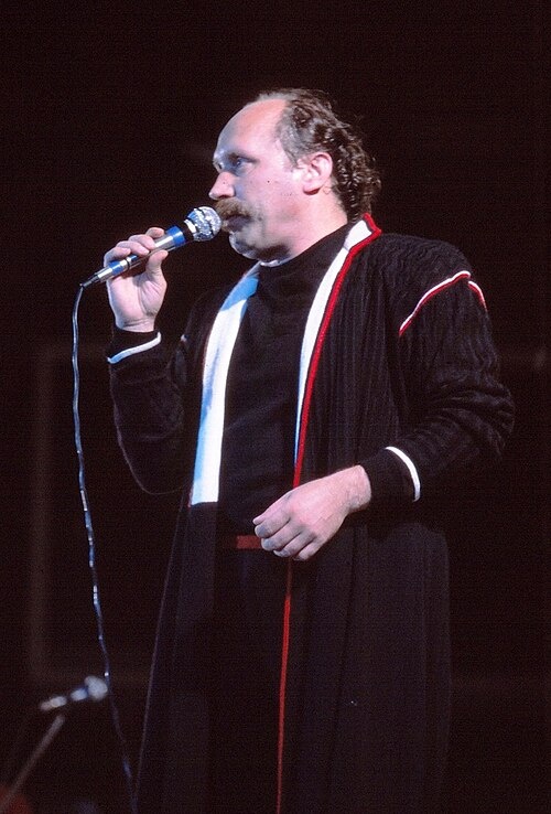 Владимир Георгиевич Мулявин (12 января 1941, Свердловск — 26 января 2003, Москва) — советский и белорусский музыкант, эстрадный певец (лирический тенор), гитарист, композитор, аранжировщик, художественный руководитель вокально-инструментального ансамбля «Песняры». Народный артист СССР (1991)