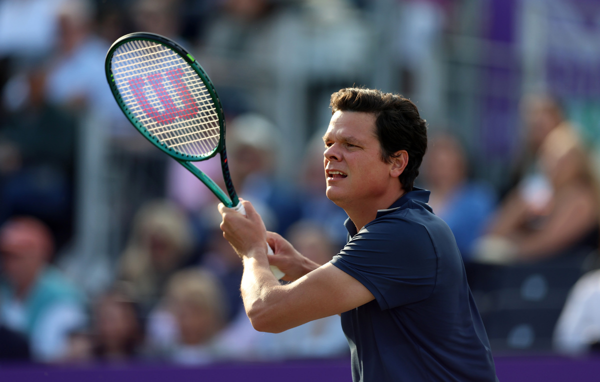    Милош Раонич  Luke Walker/Getty Images for LTA