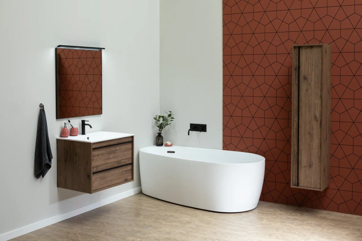 Тумба под раковину Aquanet Lino 70 Дуб Веллингтон в Москве