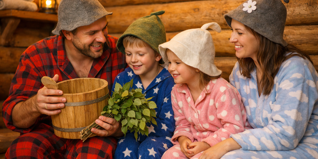 Баня как семейная традиция: как приучить детей правильно