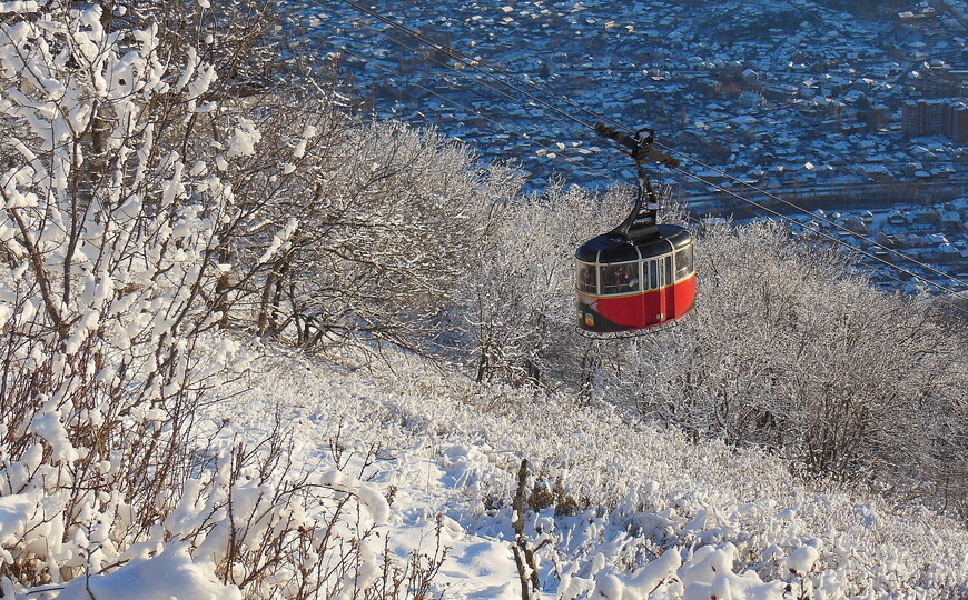 Пятигорский Машук в снегу: 25 чарующих фото