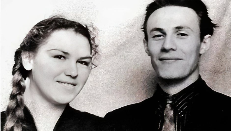 Юрий Соломин и Ольга Андрианова в молодости