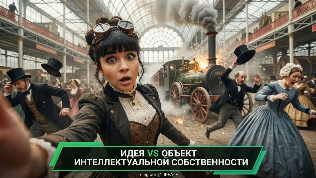    Принципиальная разница между идеей и объектом интеллектуальной собственности Лирейт