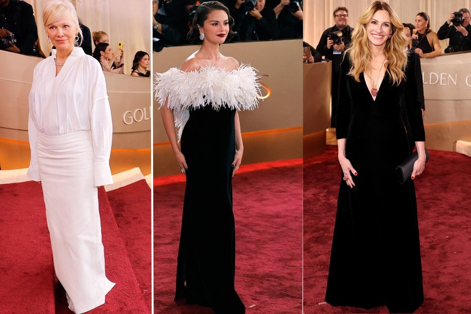    Памела Андерсон, Селена Гомес и Джулия Робертс REUTERS