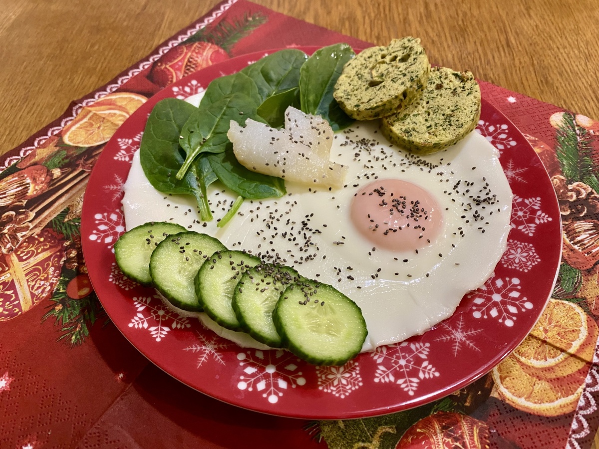 Отличный пример завтрака для желчеоттока от Кристины. 