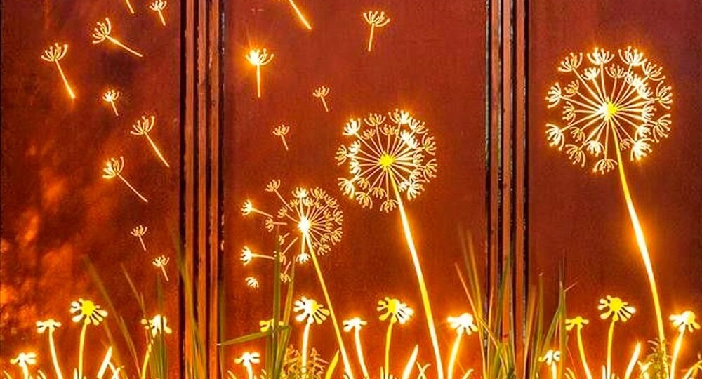 Сталь Кортен: современное слово в ландшафтном дизайне