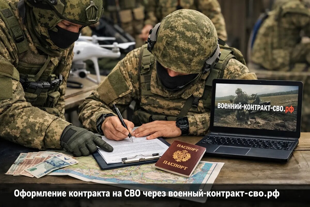 Оформление контракта по отношению на СВО через Министерство обороны с гарантией зачисления в воинскую часть
