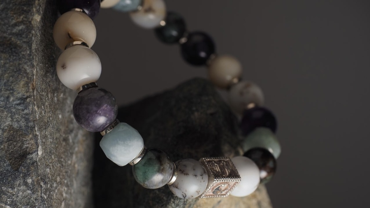 Изумруд/Опал/Флюорит/Аквамарин